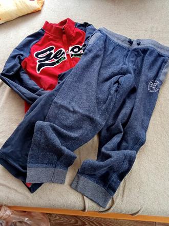 Tepláky, suprava, 140–152