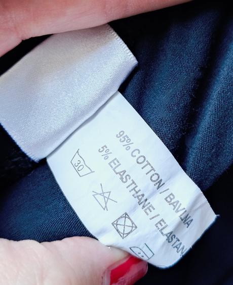 Čierne 3/4 legíny s čipkou, xxxl