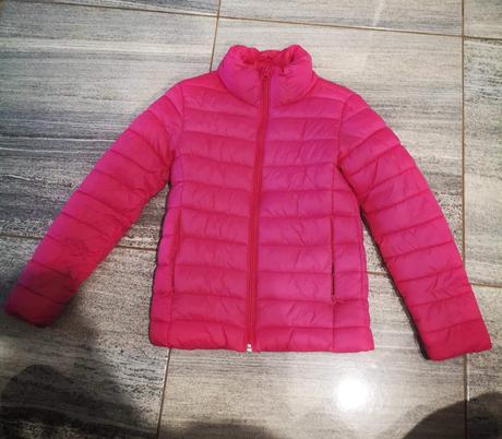 Dievčenská prechodna bunda ružová, 122
