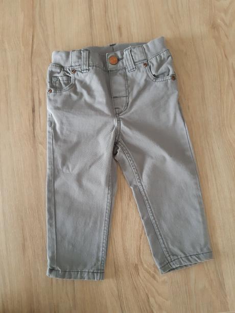 Sivé nohavice h&m, h&m,74