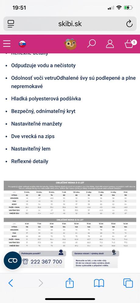 Reima kanto zimná lyžiarska bunda 116/122, reima,116