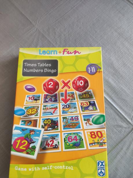 Spoločenská hra číselné bingo,