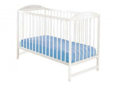 Detská postieľka kuba 2 biela transparentná, šírka (cm): 60,dĺžka (cm): 120