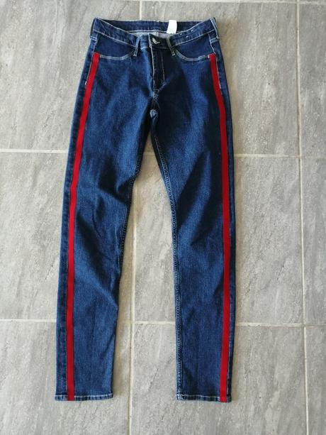 Skinny rifle s lampasami ham v158,12-13 r., h&m,158