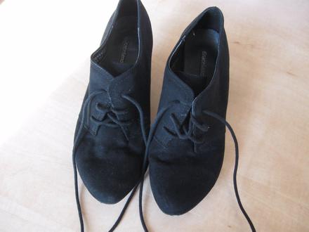 Semiškové topánky na opätku, zn. graceland, 40, graceland,40