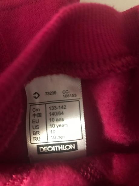 Mikina, decathlon,140