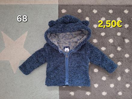 Tepla teddy mikina 68, 68