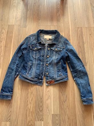 Modrá riflová bunda, xs