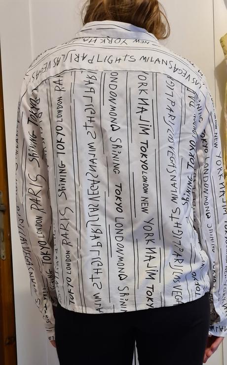 Popísaná košeľa, new yorker,m