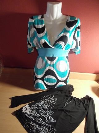 Trendy topík plus tričko grátis, m