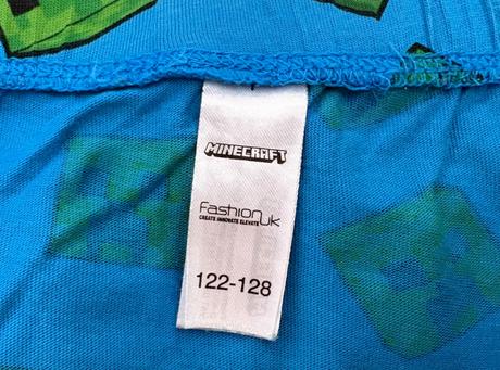 6 kusov minecraft slipiek 122/128, c&a,122