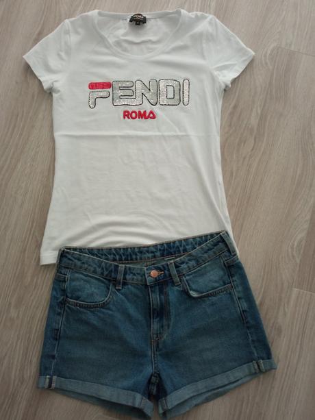 Dámske riflové kraťasy, h&m,36