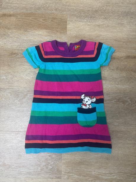 Farebné šaty bamse, lindex,86