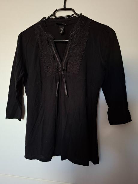 Top a 3/4 rukávmi, h&m,s