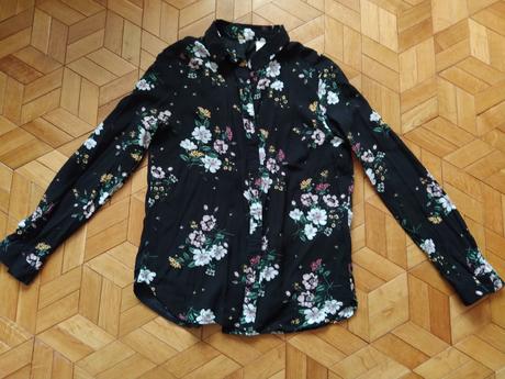 Kvetovana blúzka., h&m,xs