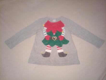 Krasne vianocne tricko zn. h&m, 98