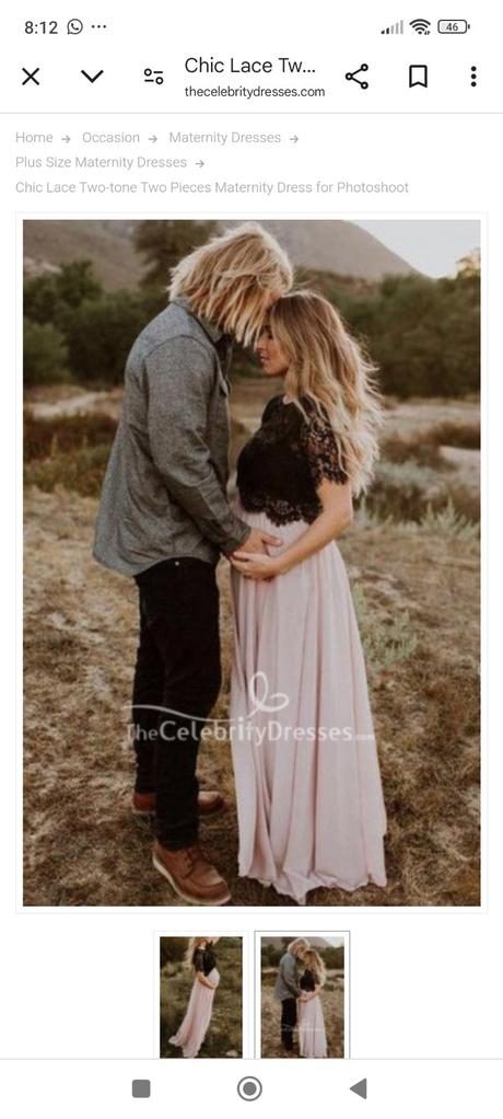 Šaty na tehotenské fotenie, s