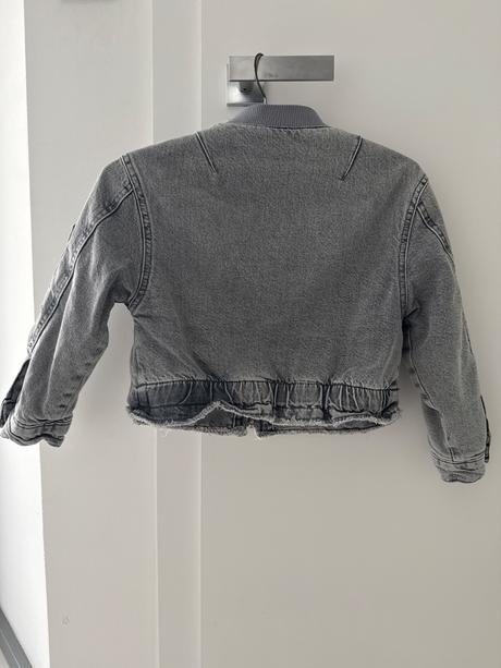 Riflová podšitá bunda zara, zara,128