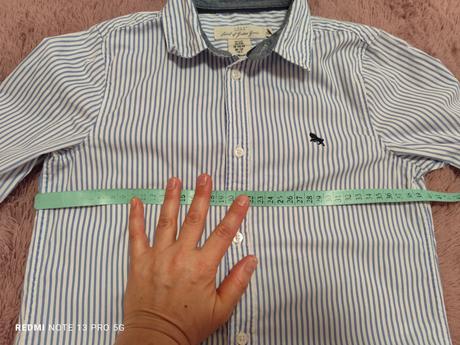 Pruzkovana h&m košeľa, l.o.g.g.,134
