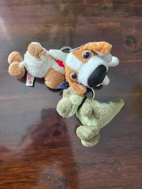 Kľúčniky zvieratká plyš, 