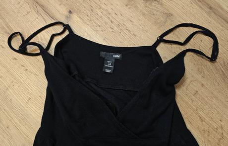 Šaty na ramienka basic, h&m,36