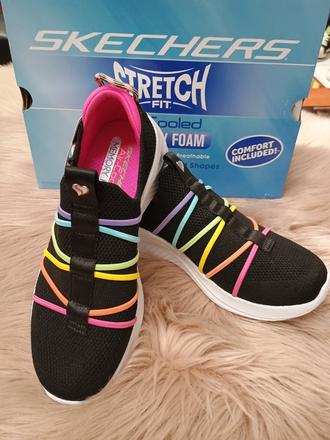 Dievčenské tenisky skechers 24220457 b, 35