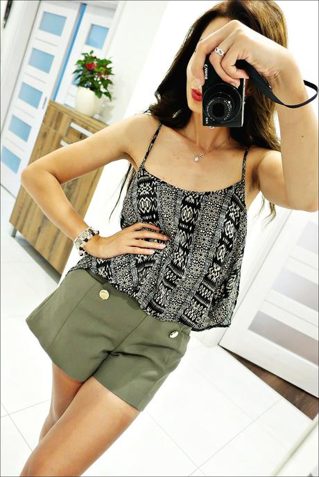 Crop blúzka hollister, hollister,m