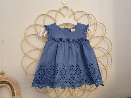 Riflové šaty a nohavičky next, next,62