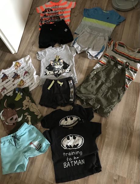 Balík letného oblečenia pre chlapčeka 86/98, 86–98