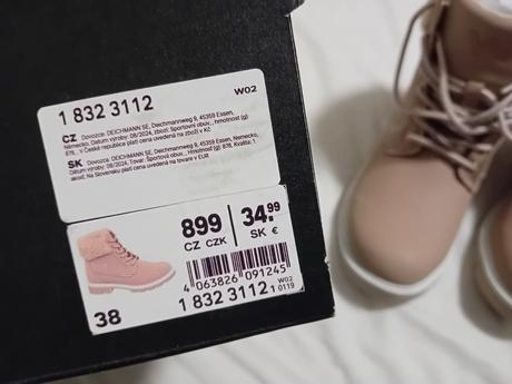 Čižmy, deichmann,38