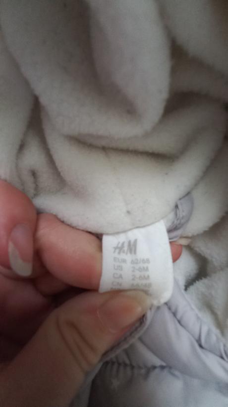 Fusak pre novorodenca hm, h&m