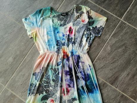 Pestré jemné maxišaty colloseum, vs-m, s