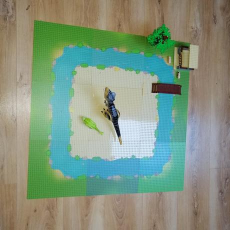 Blok pevnina a rieka,