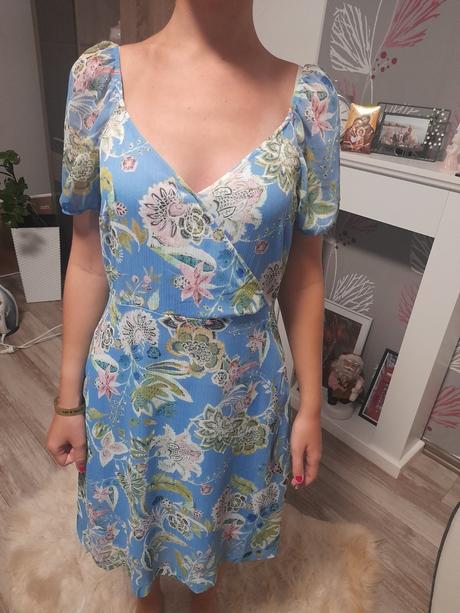 Kvetovane saty, orsay,m