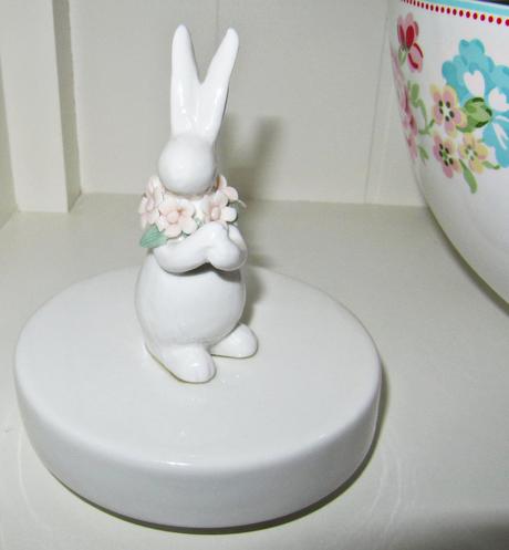 Keramika - veľkonočná dóza zajac, 