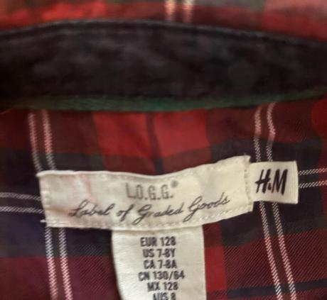 Košeľa h&m, 128, h&m,128