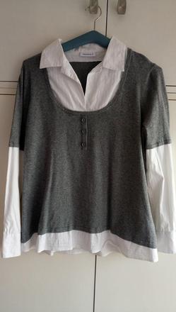 Blúzka 2v1, yessica,48