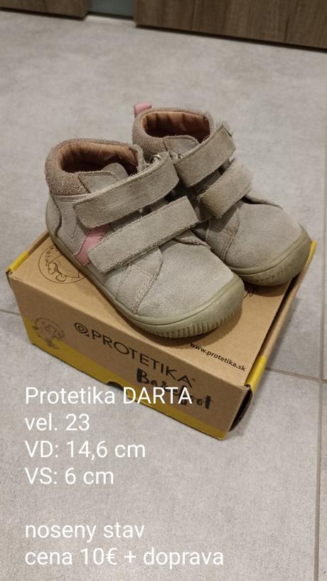 Barefoot celoročky protetika darta, veľ. 23, protetika,23