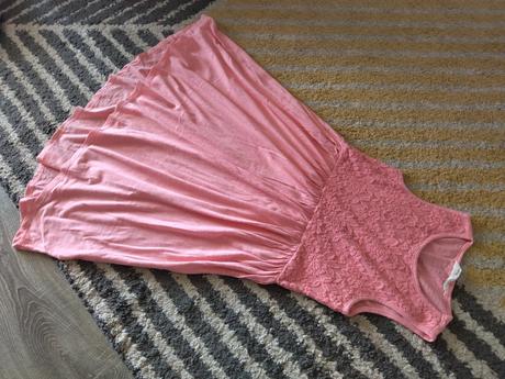 Midi šaty s čipkou 128/134, h&m,128