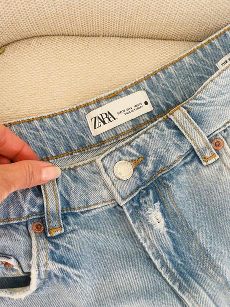 Denimove kraťasy, zara,m