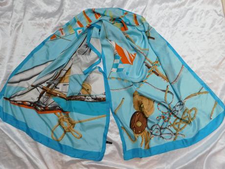 Renard luxusny hodvabny šal, xxl