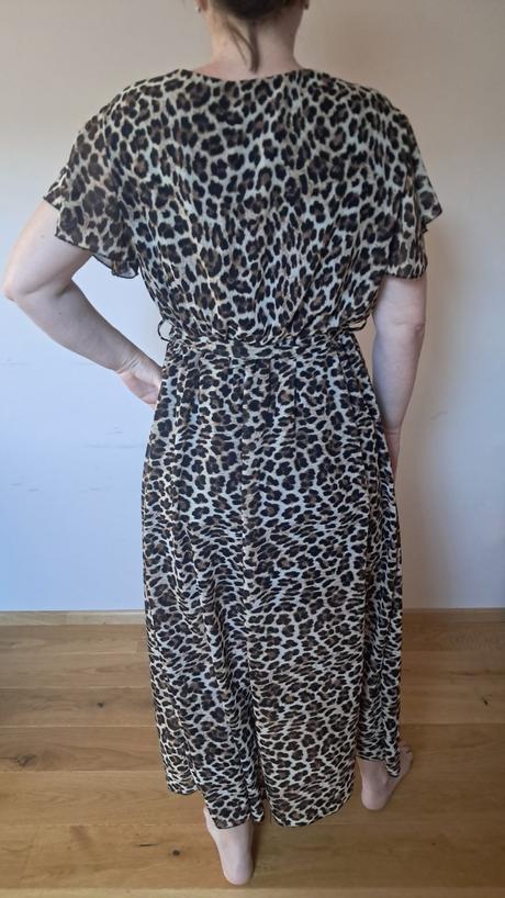 Ľahké šaty leopardí vzor veľkosť l, l