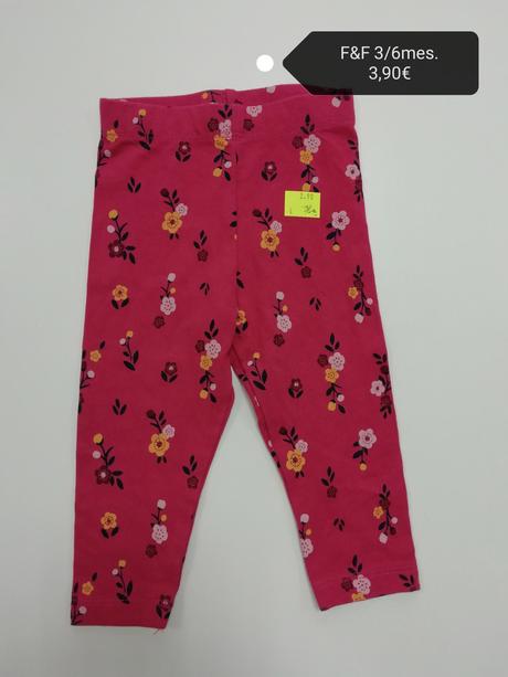 Kvetinové bavlnené legíny, f&f,68