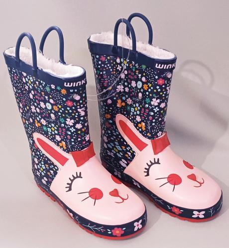 Dievčenské zateplené gumáky, 32