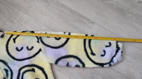 Plyšová mikina smiley world, h&m,146