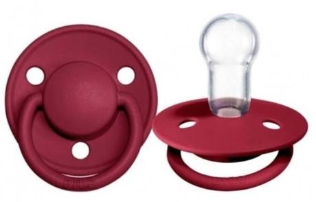 Bibs cumlík silikónový de lux ruby 0-36m, 1ks, bibs