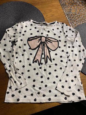 Tričko s mašlou, h&m,134