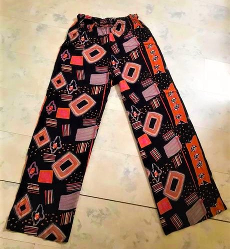 Letné etno nohavice, xl