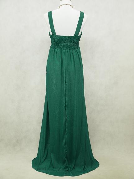 Dlhe zelene spolocenske saty, velkost 36-38, 36 / 38