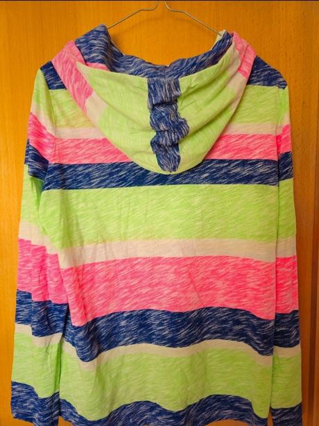 Pestrofarebné tričko s kapucou soccx, soccx,m